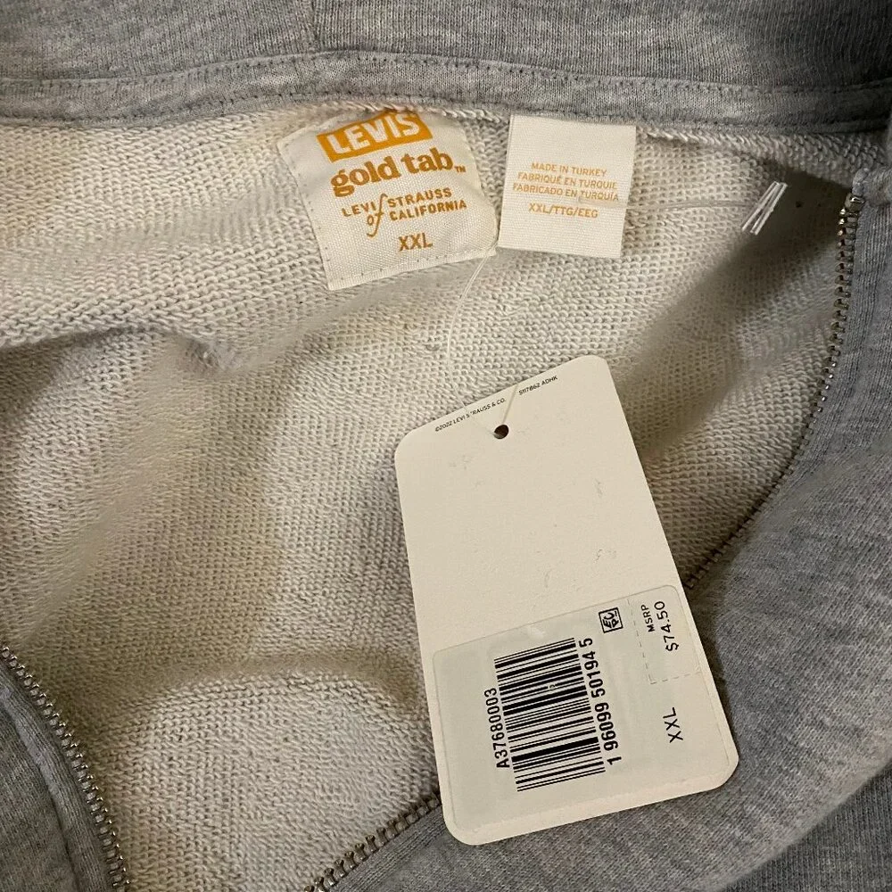 Levi's Gold Tab Zip-up Hoodie XXL